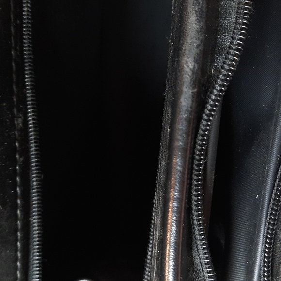 90's black with tribal print purse in tan & black - Picture 2 of 6